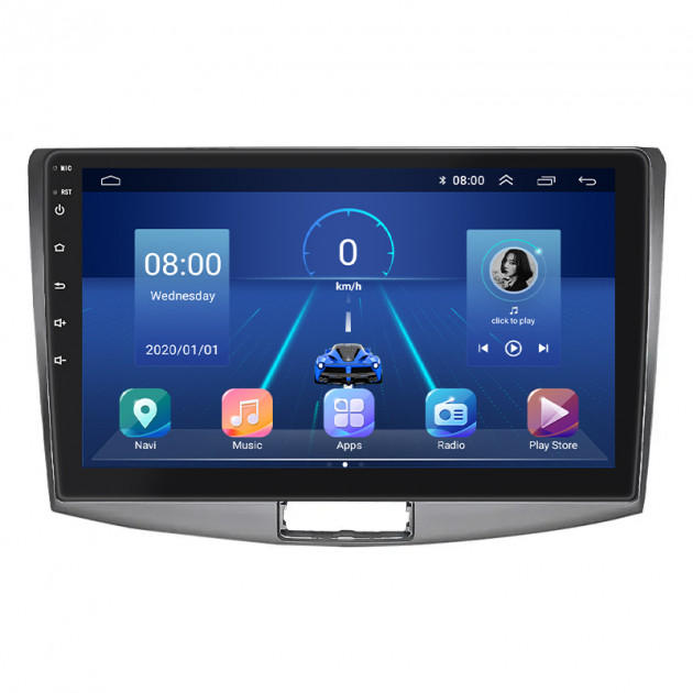 Штатная магнитола Lesko для Volkswagen Passat B6 2005-2010 экран 10" 2/32Gb 4G Wi-Fi GPS Top