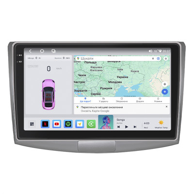 Штатная магнитола Lesko для Volkswagen Passat B7 2011-2015 экран 10" 4/64 QLED CarPlay 4G Wi-Fi GPS 360 Prime