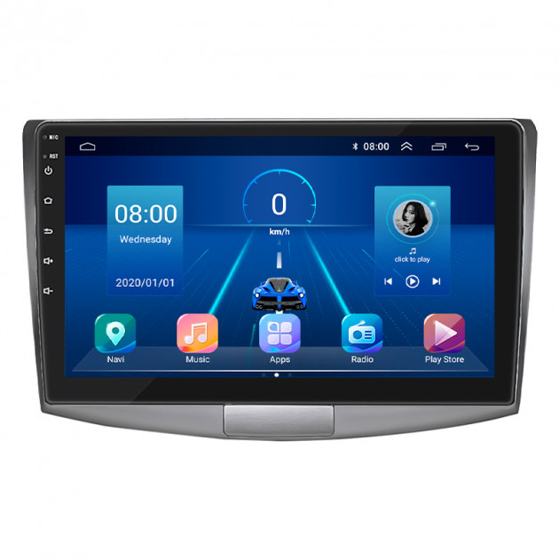 Штатная магнитола Lesko для Volkswagen Passat CC I 2008-2012 экран 10" 2/32Gb 4G Wi-Fi GPS Top