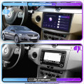 Штатная магнитола Lesko для Volkswagen Passat CC I 2008-2012 экран 10" 2/32Gb 4G Wi-Fi GPS Top