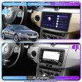 Штатная магнитола Lesko для Volkswagen Passat CC I 2008-2012 экран 10" 6/128Gb 4G Wi-Fi GPS Top
