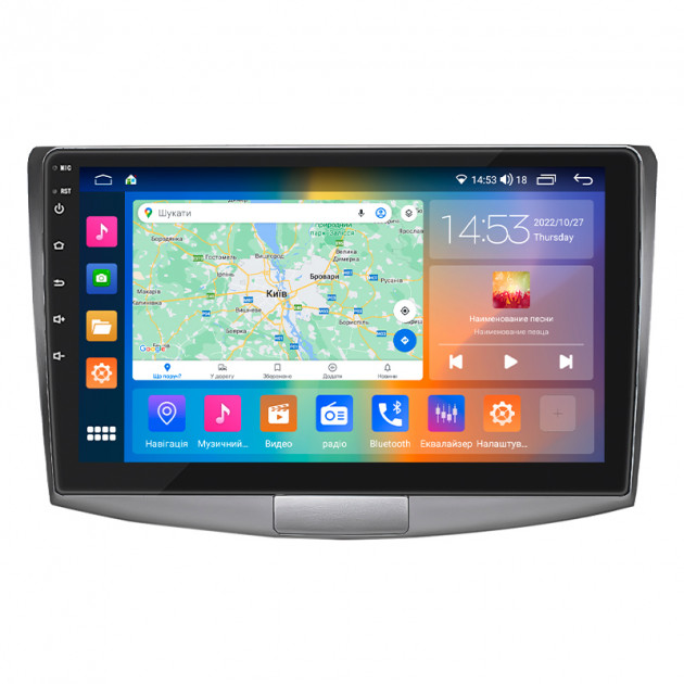 Штатная магнитола Lesko для Volkswagen Passat CC I Рестайлинг 2012-2017 экран 10" 2/32Gb CarPlay 4G Wi-Fi GPS Prime