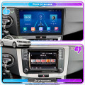 Штатная магнитола Lesko для Volkswagen Passat CC I Рестайлинг 2012-2017 экран 10" 4/32Gb 4G Wi-Fi GPS Top
