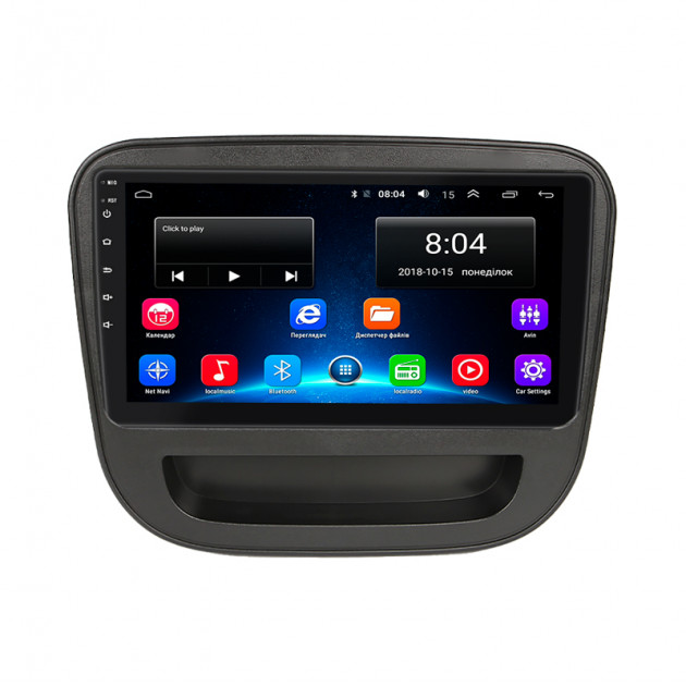 Штатная магнитола Lesko для Chevrolet Malibu IX Рестайлинг 2018-н.в. экран 9" 2/32Gb Wi-Fi GPS Base
