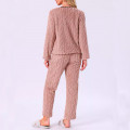 Женская тёплая пижама 5312 Light pink костюм для дома S