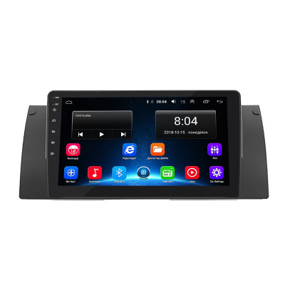 Штатная магнитола Lesko для BMW 5 серии IV (E39) Рестайлинг 2000-2004 экран 9" 2/32Gb Wi-Fi GPS Base