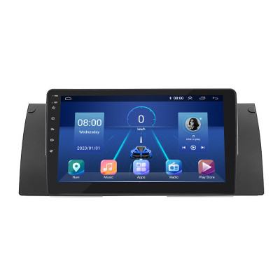 Штатная магнитола Lesko для BMW X5 I (E53) 1999-2003 экран 9" 4/32Gb 4G Wi-Fi GPS Top