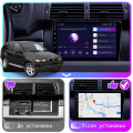 Штатная магнитола Lesko для BMW X5 I (E53) Рестайлинг 2003-2006 экран 9" 2/32Gb CarPlay 4G Wi-Fi GPS Prime