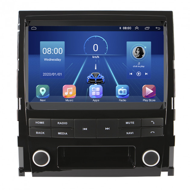 Штатная магнитола Lesko для Cadillac Escalade III 2006-2014 экран 9" 2/32Gb 4G Wi-Fi GPS Top