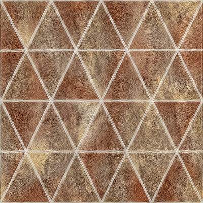 Панель стеновая 3D 700х700х4мм Ромбы коричневые винтаж SW-00002007