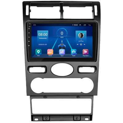 Штатная магнитола Lesko для Ford Mondeo III Рестайлинг 2003-2007 экран 9" 6/128Gb 4G Wi-Fi GPS Top