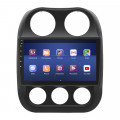 Штатная магнитола Lesko для Jeep Compass I Рестайлинг 2010-2013 экран 10" 4/64Gb 4G Wi-Fi GPS Top