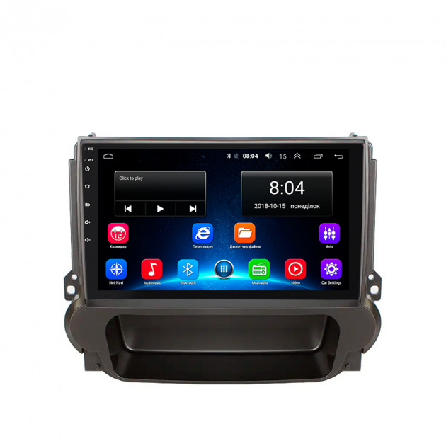 Штатная магнитола Lesko для Chevrolet Malibu VIII Рестайлинг 2013-2016 экран 9" 2/32Gb Wi-Fi GPS Base