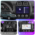 Штатная магнитола Lesko для Jeep Liberty (Patriot)  2006-2016 экран 10" 4/64Gb 4G Wi-Fi GPS Top