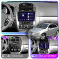 Штатная магнитола Lesko для Kia Cerato I Рестайлинг 2006-2009 экран 9" 2/32Gb CarPlay 4G Wi-Fi GPS Prime