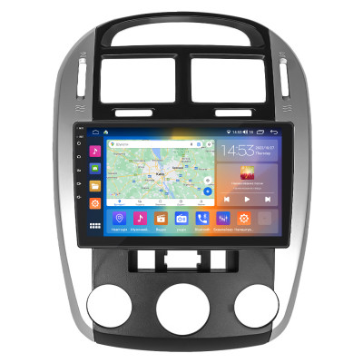 Штатная магнитола Lesko для Kia Cerato I Рестайлинг 2006-2009 экран 9" 4/64Gb CarPlay 4G Wi-Fi GPS Prime