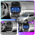 Штатная магнитола Lesko для Kia Cerato I Рестайлинг 2006-2009 экран 9" 4/64Gb 4G Wi-Fi GPS Top