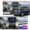 Штатная магнитола Lesko для Mitsubishi Challenger II 2008-2013 экран 9" 2/32Gb CarPlay 4G Wi-Fi GPS Prime