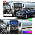 Штатная магнитола Lesko для Mitsubishi Challenger II 2008-2013 экран 9" 6/128Gb 4G Wi-Fi GPS Top