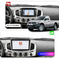 Штатная магнитола Lesko для Mitsubishi L200 IV 2006-2014 экран 9" 4/64 QLED CarPlay 4G Wi-Fi GPS 360 Prime