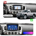 Штатная магнитола Lesko для Mitsubishi L200 IV 2006-2014 экран 9" 2/32Gb 4G Wi-Fi GPS Top