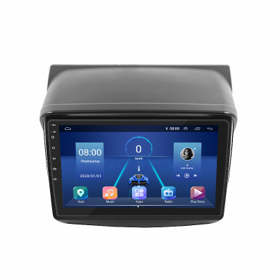 Штатная магнитола Lesko для Mitsubishi L200 IV Рестайлинг 2013-2015 экран 9" 4/64Gb 4G Wi-Fi GPS Top