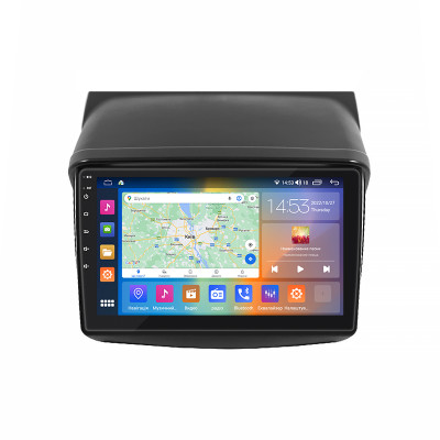 Штатная магнитола Lesko для Mitsubishi Pajero Sport II 2008-2013 экран 9" 2/32Gb CarPlay 4G Wi-Fi GPS Prime