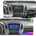 Штатная магнитола Lesko для Mitsubishi Pajero Sport II 2008-2013 экран 9" 4/32Gb 4G Wi-Fi GPS Top