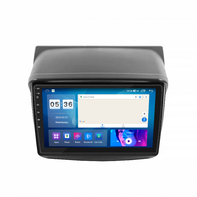 Штатная магнитола Lesko для Mitsubishi Pajero Sport II Рестайлинг 2013-2016 экран 9" 2/32Gb CarPlay 4G Wi-Fi GPS Prime