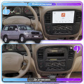 Штатная магнитола Lesko для Toyota Land Cruiser 100 Series 1998-2002 экран 9" 4/64 QLED CarPlay 4G Wi-Fi GPS 360 Prime