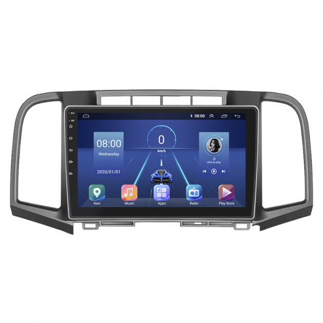 Штатная магнитола Lesko для Toyota Venza I 2008-2012 экран 9" 2/32Gb 4G Wi-Fi GPS Top