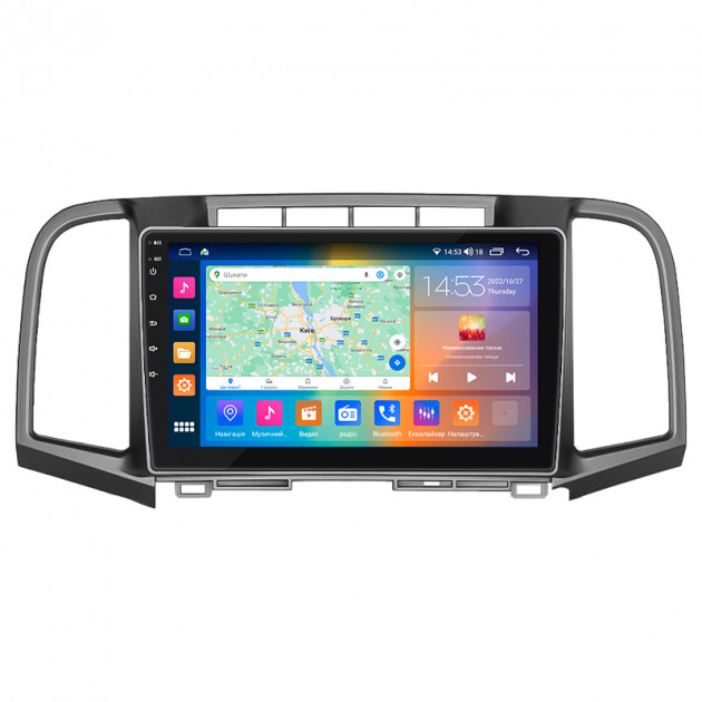 Штатная магнитола Lesko для Toyota Venza I Рестайлинг 2012-2017 экран 9" 4/64Gb CarPlay 4G Wi-Fi GPS Prime