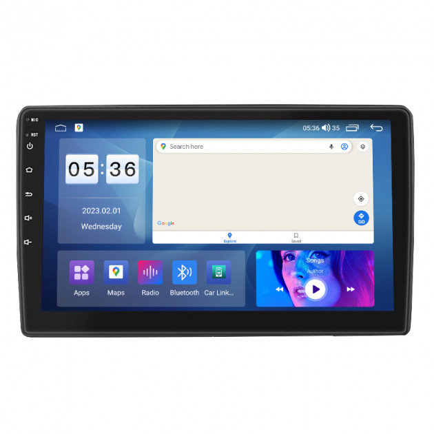 Штатная магнитола Lesko для Volkswagen Touareg I ver 2 2002-2010 экран 9" 2/32Gb CarPlay 4G Wi-Fi GPS Prime