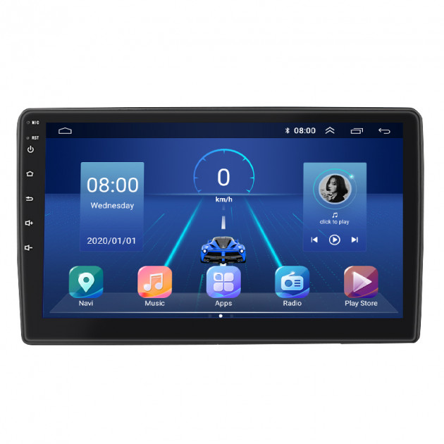 Штатная магнитола Lesko для Volkswagen Touareg I ver 2 2002-2010 экран 9" 2/32Gb 4G Wi-Fi GPS Top