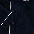Комплект мужской пижамы CK-208 Dark Blue рубашка с длинным рукавом и штанами теплая 2XL