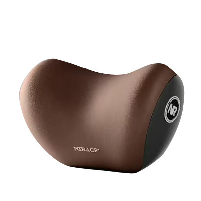 Универсальная автомобильная подушка-подголовник NIRACP+ под шею с эффектом памяти ортопедическая Brown