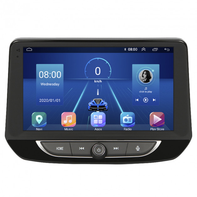 Штатная магнитола Lesko для Chevrolet Orlando I 2020-н.в. экран 9" 4/64Gb 4G Wi-Fi GPS Top