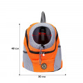 Рюкзак-переноска для кошек и собак Venxius D-07 Orange M