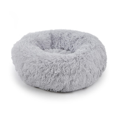 Лежак пуфик для котов собак круглый 552201 S Grey