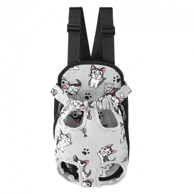 Рюкзак- кенгуру для животных SY210814 Cat Gray L