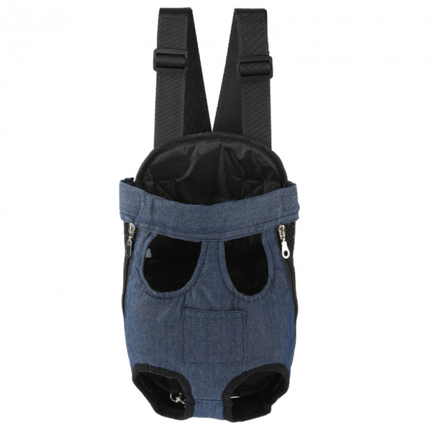 Рюкзак- кенгуру для животных SY210814 Dark Blue с карманом L