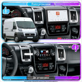 Штатная магнитола Lesko для Fiat Ducato II Рестайлинг 2011-н.в. экран 9" 4/64 QLED CarPlay 4G Wi-Fi GPS 360 Prime