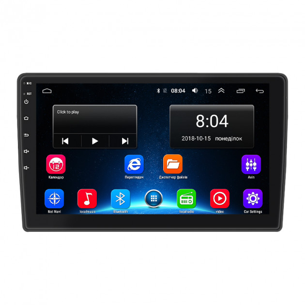 Штатная магнитола Lesko для Citroen C2  2003-2009 экран 9" 2/32Gb Wi-Fi GPS Base
