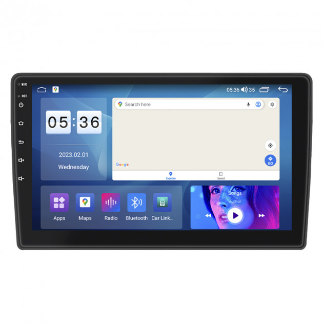 Штатная магнитола Lesko для Citroen C3 I Рестайлинг 2005-2010 экран 9" 2/32Gb CarPlay 4G Wi-Fi GPS Prime