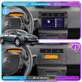 Штатная магнитола Lesko для Citroen C4 I 2004-2014 экран 9" 6/128Gb 4G Wi-Fi GPS Top