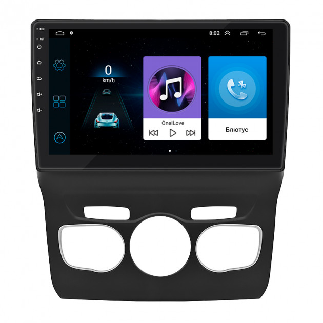 Штатная магнитола Lesko для Citroen C4 II 2010-2016 экран 10" 1/16Gb Wi-Fi GPS Base