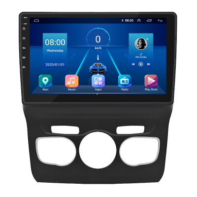 Штатная магнитола Lesko для Citroen C4 II 2010-2016 экран 10" 2/32Gb 4G Wi-Fi GPS Top