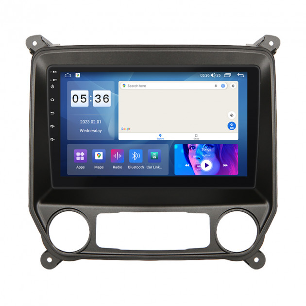 Штатная магнитола Lesko для Chevrolet Silverado III (K2XX) Рестайлинг 2015-2019 экран 10" 4/64Gb CarPlay 4G Wi-Fi GPS Prime