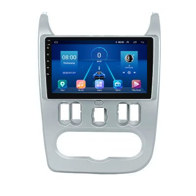 Штатная магнитола Lesko для Dacia Duster I 2010-2013 экран 9" 2/32Gb 4G Wi-Fi GPS Top