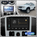 Штатная магнитола Lesko для Dacia Duster I Рестайлинг 2013-2017 экран 9" 4/64Gb 4G Wi-Fi GPS Top